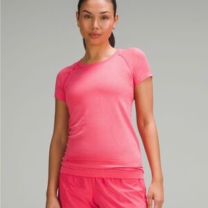 LULULEMON SWIFTLY TECH T SHIRT GLAZE PINK SIZE 4